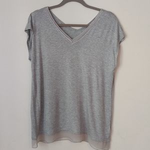 Marked Reunited Clothing, Gray, Long Top